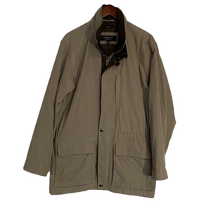 Claiborne Outerwear Mens Microfibre Jacket Small Olive Green